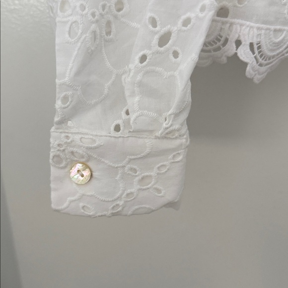 Lilly Pulitzer Singrid Eyelet Top - Picture 6 of 8